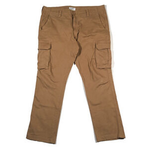 Goodfellow Co Straight Leg Khaki Brown Cargo Pants Size 36x30 B33
